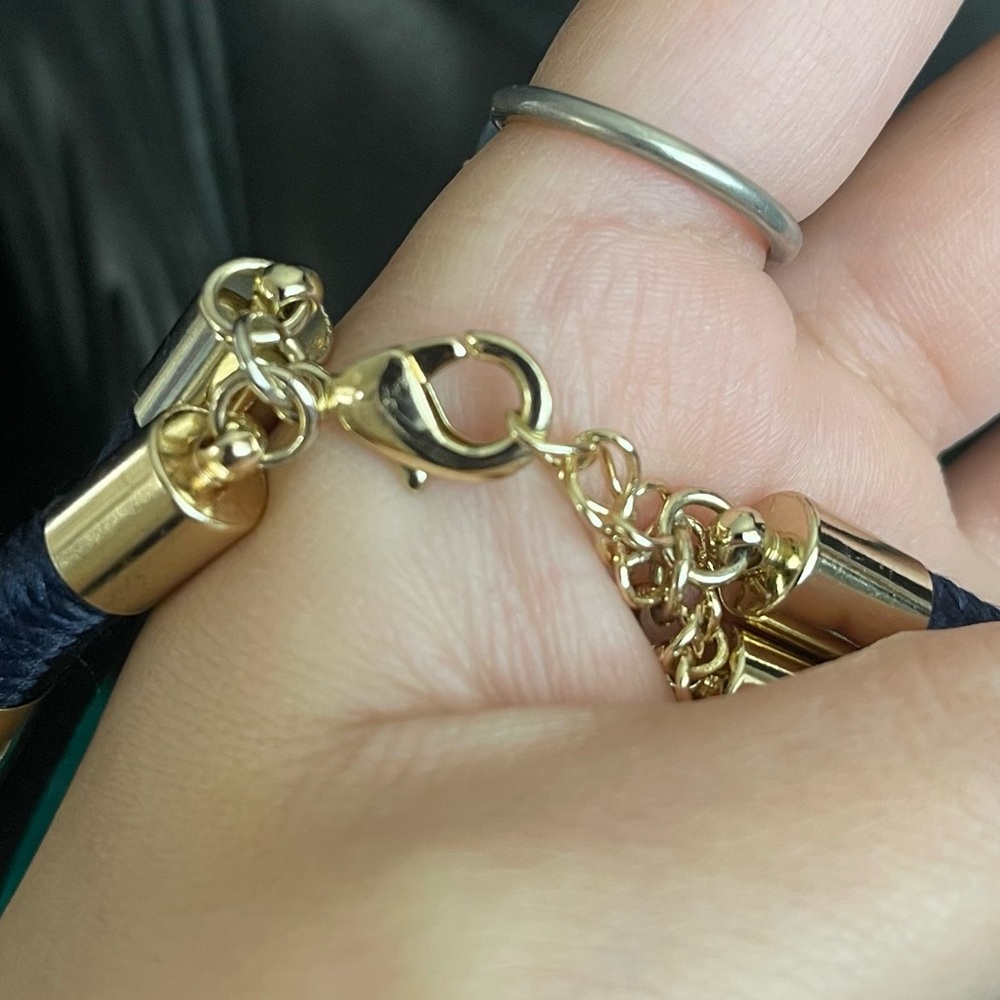 Ann Taylor Statement Multi Strand Braided Gold To… - image 5